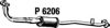 FENNO P6206 Front Silencer